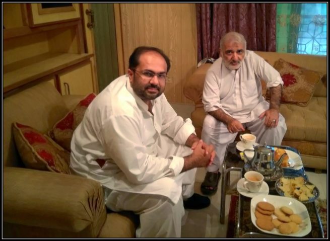 Javed Iqbal Qizlbash with Dr. Ali Abbas