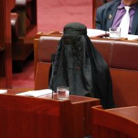 Pauline Hanson Wears Burqa