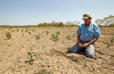 Water Crisis Farmer