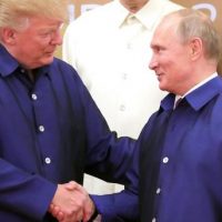 Donald Trump and Vladimir Putin