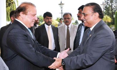 Nawaz Sharif with Zardari