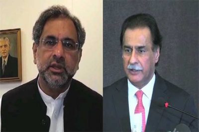 Shahid Khaqan Abbasi, Sardar Ayaz Sadiq