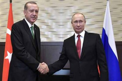 Tayyip Erdogan-Russian President