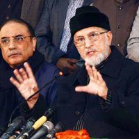 Asif Zardari - Tahir-ul-Qadri Meeting