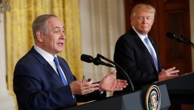 Donald Trump With Israeli PM