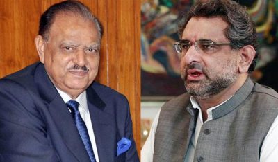 Mamnoon Hussain - Shahid Khaqan Abbasi