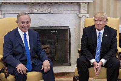 Netanyahu and Donald Trump 