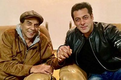 Salman Khan and Dharminder