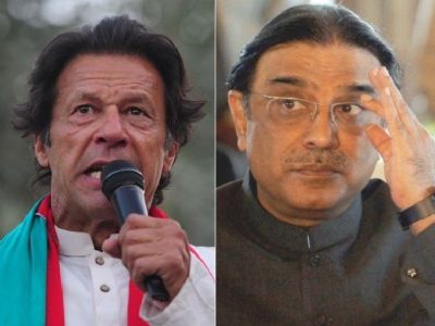 Imran Khan and Asif Zardari