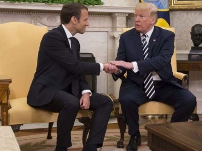 Emmanuel Macron - Donald Trump