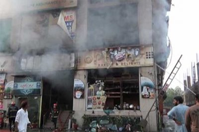 Lahore Market Fire