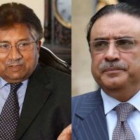 Pervez Musharraf and Asif Zardari