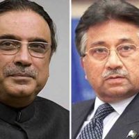 Asif Zardari and Pervez Musharraf