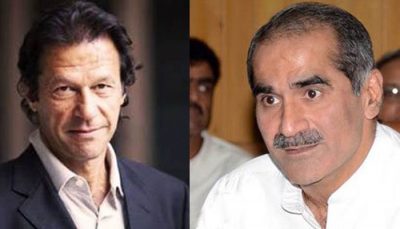 Imran Khan - Khawaja Saad Rafique