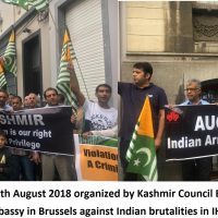 Protest 15 Aug 2018 Kashmir Council EU