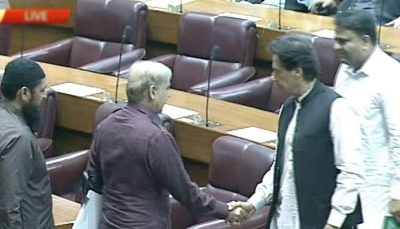 Shahbaz Sharif - Imran Khan 