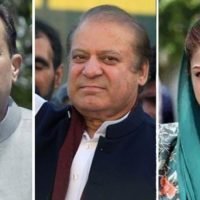 Maryam Nawaz, Mohammad Safdar, Nawaz Sharif