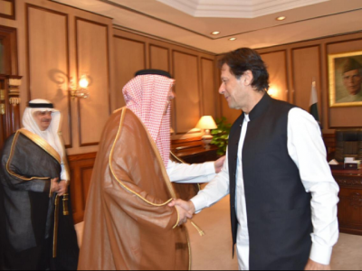 PM Imran Greets Saudi Information Minister