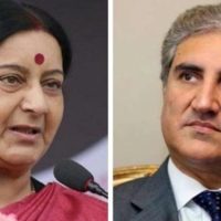 Sushma Swaraj and Shah Mehmood Qureshi