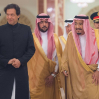 Imran Khan with Saudi King