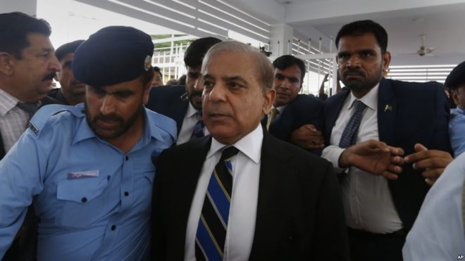 شہباز شریف 10 روزہ ریمانڈ پر نیب کے حوالے