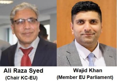 Ali Raza Syed and MEP Wajid Khan