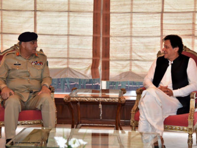 General Qamar Javed Bajwa and Imran Khan