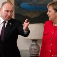 Putin and Merkel