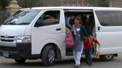 Karachi School Van Crackdown