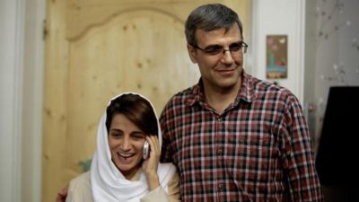 Reza Khandan with Nasrin Sotoudeh