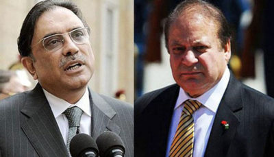 Asif Ali Zardari and Nawaz Sharif