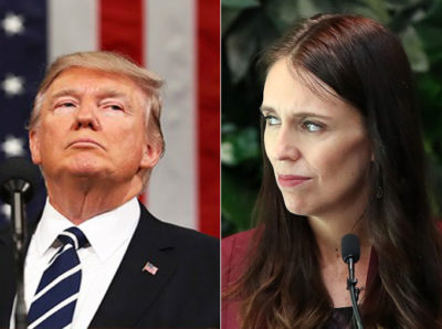 Donald Trump - Jacinda Ardern 