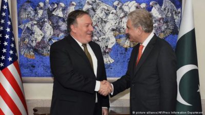 Pompeo - Shah Mahmood Qureshi