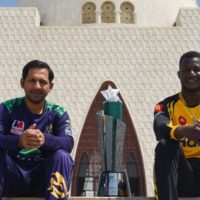 Sarfraz Ahmed and Darren Sammy