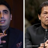 Bilawal Bhutto and Imran Khan