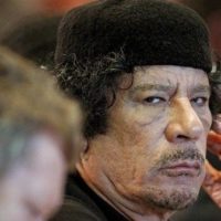 Colonel Muammar Gaddafi