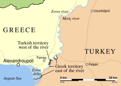 Greece Turkey land Border