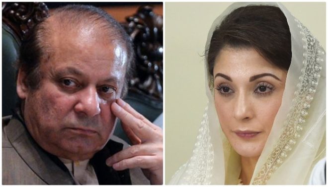 مریم نواز کی اسپتال میں اپنے والد نواز شریف سے ملاقات