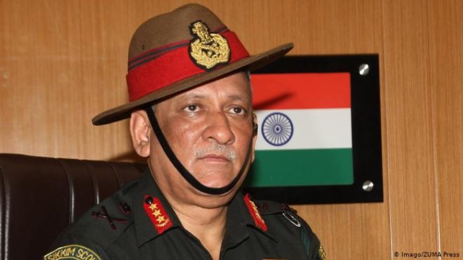 جنرل بپن راوت بھارت کے پہلے چیف آف ڈیفنس اسٹاف نامزد