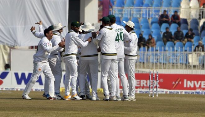 پنڈی ٹیسٹ میں پاکستان نے بنگلا دیش کو اننگز اور 44 رنز سے شکست دیدی