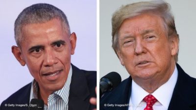 Barack Obama - Donald Trump