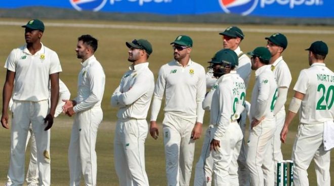 پنڈی ٹیسٹ: پاکستان کو جنوبی افریقا پر 200 رنز کی برتری، 4 وکٹیں باقی