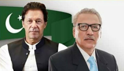 Imran Khan and Dr. Arif Alvi 