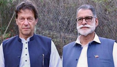 Imran Khan and Sardar Qayyum Niazi