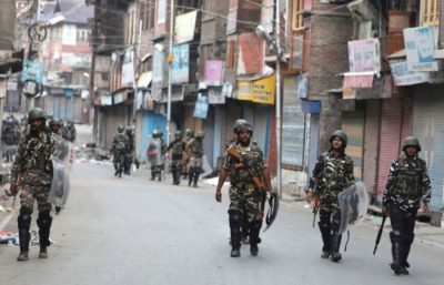 Kashmir Indian Curfew