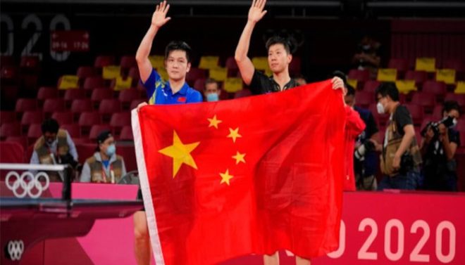 ٹوکیو اولمپکس : چین کی 29 طلائی تمغوں کے ساتھ پہلی پوزیشن برقرار