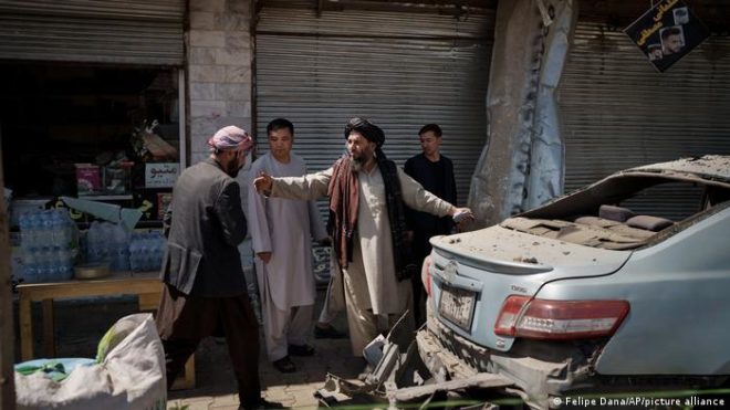 اقتدار سنبھالنے کے بعد طالبان پر پہلا حملہ