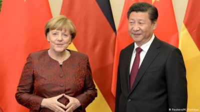 Angela Merkel And Xi Jinping