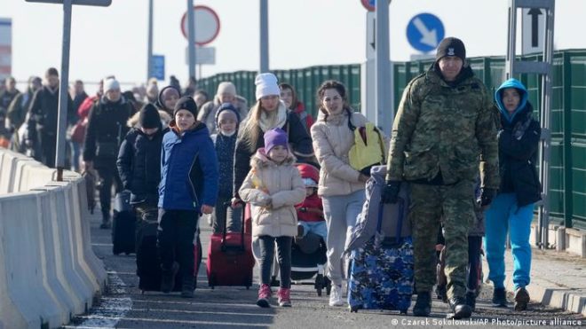 یوکرائنی مہاجرین کی تعداد چار ملین تک پہنچ سکتی ہے